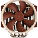 Noctua NH-U14S computer cooling component Processor Cooler 12 cm Brown, Stainless steel