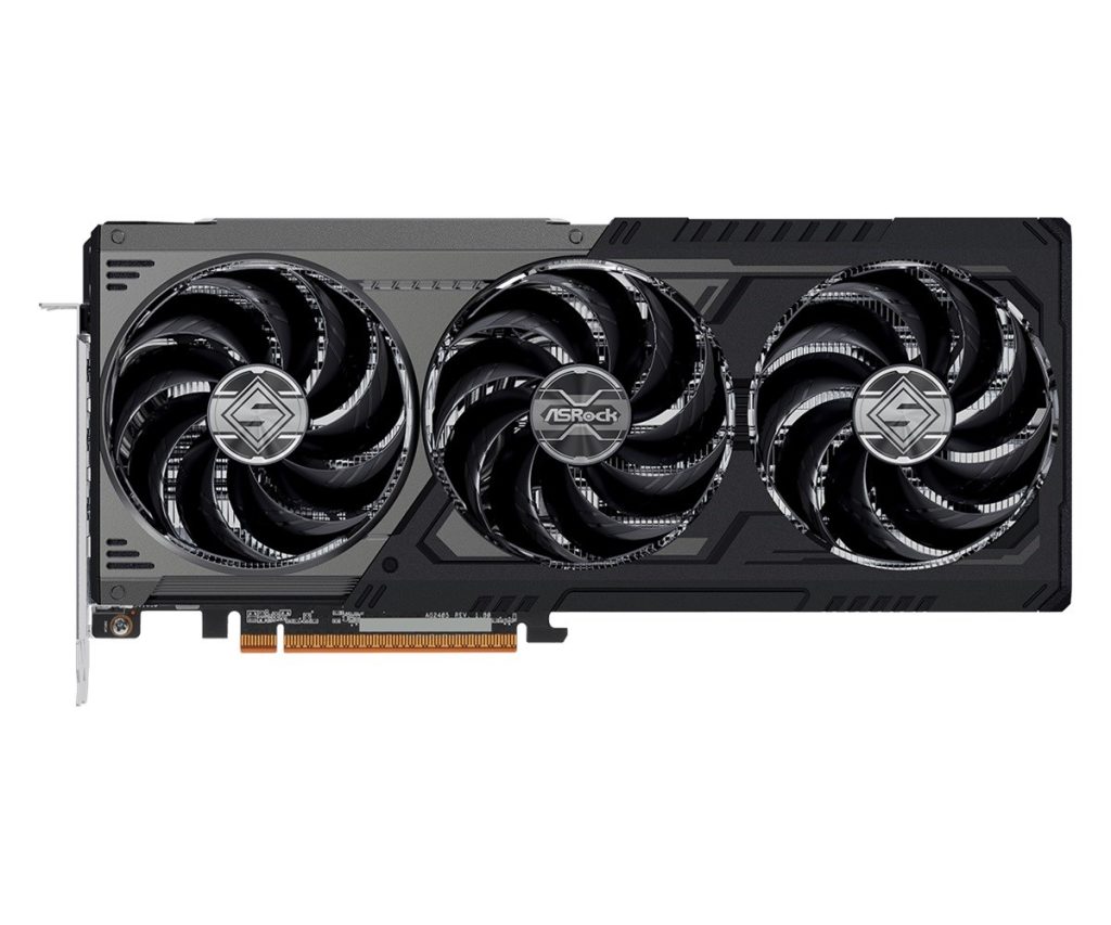 ASRock AMD Radeon™ RX 9070 XT Steel Legend Dark 16GB graphics card