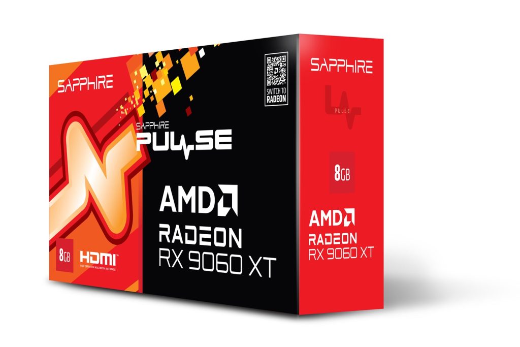 Graphics card. SAPPHIRE PULSE RX 9060 XT GAMING 8GB