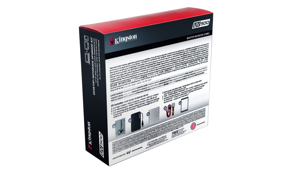 Kingston Technology UV500 1.92 TB 2.5" Serial ATA III 3D TLC