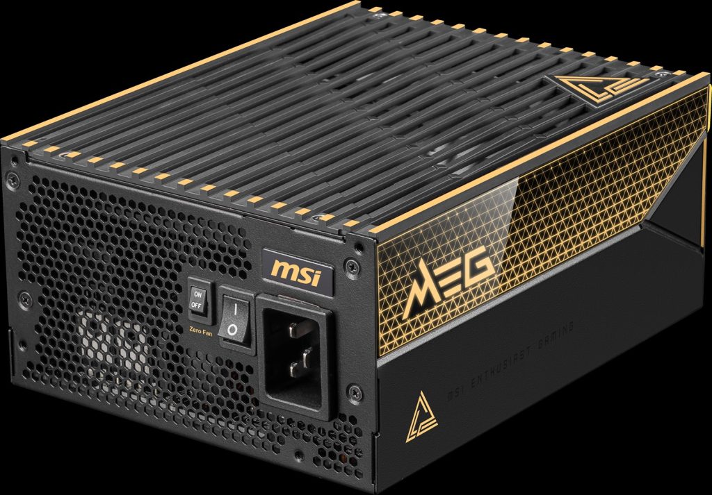 MSI MEG Ai1600T 1600W PCIE5 80+ Titanium power supply (306-7ZPEX11-CE0)