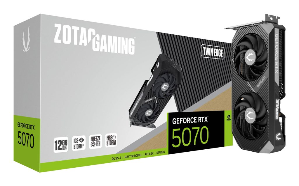 Zotac GAMING GeForce RTX 5070 Twin Edge NVIDIA 12 GB GDDR7