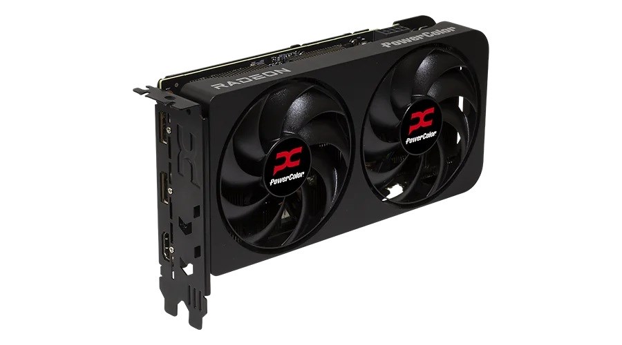 Graphics card. PowerColor RX9060XT 16G-A