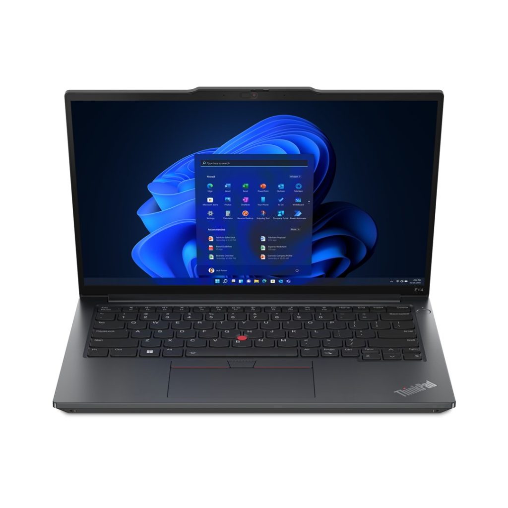 Lenovo ThinkPad E14 Gen 5 (Intel) Intel® Core™ i7 i7-1355U Laptop 35.6 cm (14") Touchscreen WUXGA 16 GB DDR4-SDRAM 512 GB SSD Wi-Fi 6 (802.11ax) Windows 11 Pro US English Graphite, Black New Repack/Repacked