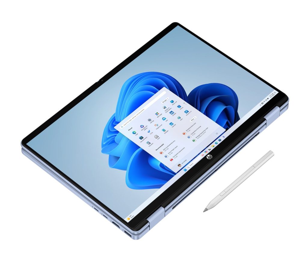 HP OmniBook 5 Flip 14-fp0004nw Intel Core 5 120U 2-in-1 Laptop 35.6 cm (14") 2K Touchscreen 16 GB LPDDR5 SDRAM 512 GB SSD Wi-Fi 6 (802.11ax) Windows 11 Home Blue