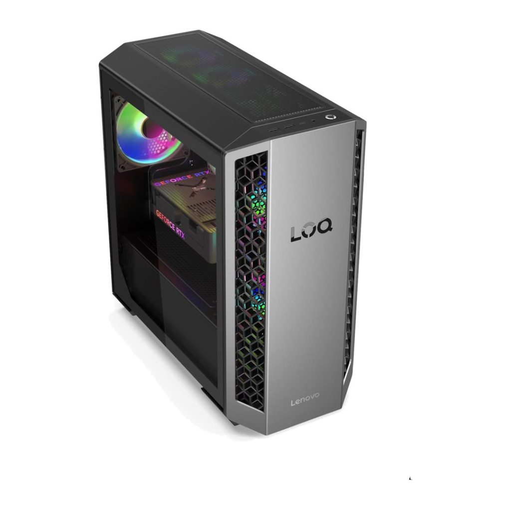 Lenovo LOQ Tower 26ADR10 Ryzen 7 8745HX 32GB DDR5 5200 1TB SSD GeForce RTX 5070 12GB Windows 11 Luna Grey / Eclipse Black